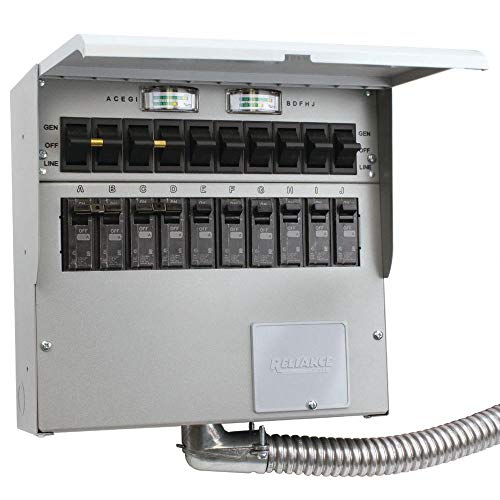 Reliance Controls A510C Pro/Tran2 50-Amp 10-Circuit 2 Manual Transfer Switch thumb #3