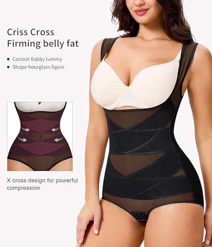 Gotoly Women Waist Trainer Bodysuit Full Body Shaper Vest Tummy Control Slim Corset Shapewear Tank Tops2