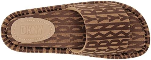 DKNY Women's Everyday Vyra-Platform Slid Sandal, Saddle/New Nude, 7 | Image 4