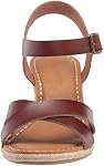 Amazon Essentials womens Two Piece Wedge Espadrille Sandal Espadrille Wedge Sandal
