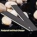 HEIKIO 18mm Snap-off Blades, 50-Pack, Quality Black Carbon Steel Made, Sharp and Durable, Heavy-duty Replacement Blade for 18mm Box Cutter and Utility Knife