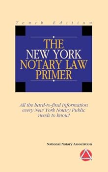 Paperback 2012 The New York Notary Law Primer Book