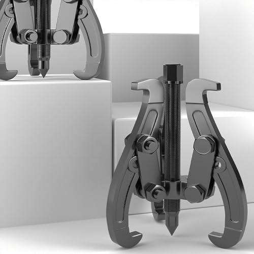 Extractor de rodamientos ajustable de 2 mandíbulas y 3 mandíbulas, extractor de engranajes de acero al carbono para una extracción eficiente de rodamientos pequeños (4 pulgadas), rendimiento estable