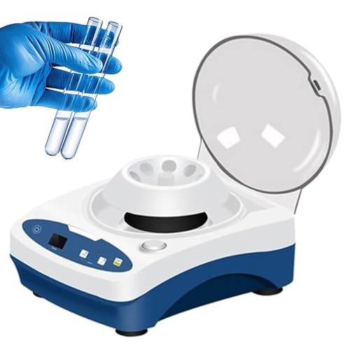 Consejos para Comprar centrifugadora los más solicitados. 44 Centrífuga micro de alta velocidad, centrífuga de mesa para laboratorio de 6000 RPM, separador de suero de 8 cavidades, temporizador de 1 a 99 minutos o modo continuo, para...