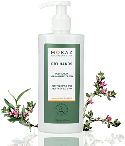 Moraz Herbal Hand Cream For Dry Cracked Hands with Jojoba Oil and Polygonum Extract | Cruelty-Free Hand Moisturizer for Extremely Dry & Rough Skin | Paraben-Free Hand Lotion for Men & Women