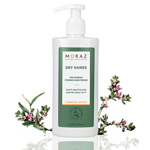 Moraz Herbal Hand Cream For Dry Cracked Hands With Jojoba Oil And Polygonum Extract | Cruelty-Free Hand Moisturizer For Extremely Dry & Rough Skin | Paraben-Free Hand Lotion For Men & Women #TOP1