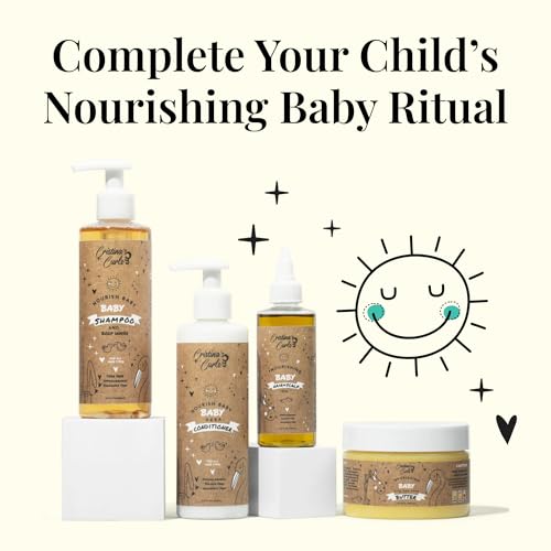 Image of Cristina's Curls Baby & Kids SPF 50 Mineral Sunscreen with Zinc Oxide - No White Cast, Plant-Based Formula with Broad Spectrum Protection - Gentle Face & Body Lotion for the Whole Family - 4 oz