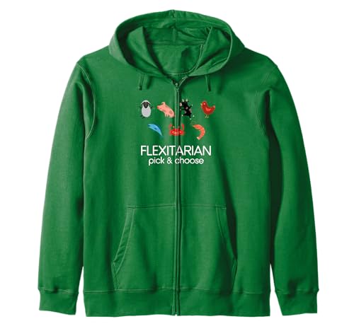 Viajes Flexitarianos Sudadera con Capucha