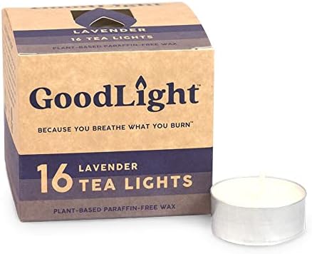 GOODLIGHT Lavender Tea Lights 16 Count, 16 CT