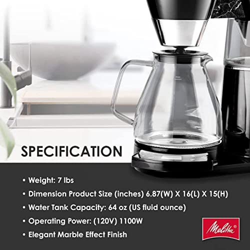 Melitta Vision 12-Cup Drip Coffee Maker, Automatic And Programmable, 96Oz Capacity #TOP6