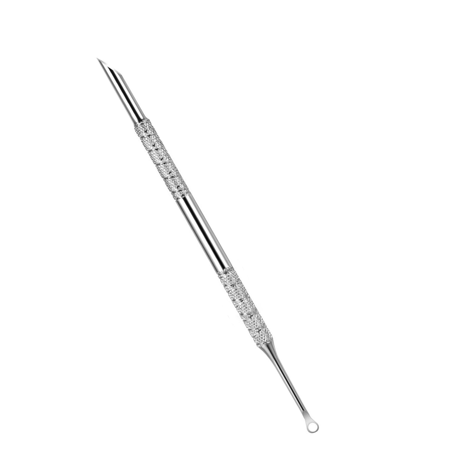 Fazvncv Stainless Steel Cuticle Pusher, Nails Pushers, Double Ended Cuticle Remover Nails Care Tools for Manicure Pedicure Care Scraper
