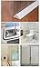 Shower Tray Sealing Strip Bathroom Retention Water Barrier Strip, Frameless Shower Threshold, Collapsible Shower Threshold Water Dam, Keeps Water Inside Threshold (Color : Black, Size : 1m/39 inch)