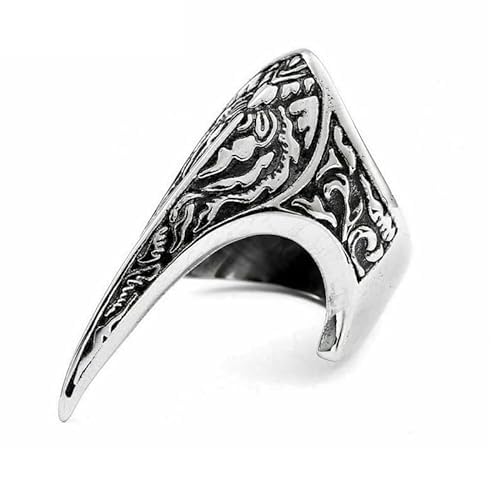 Stainless steel Eagle Beak Design Cool Individuality boys mens ring-image-12