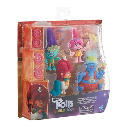 Set de 5 Figuras Trolls World Tour miniatura 4