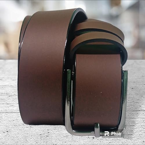 Image of FAZON Men Casual, Evening, Formal, Party Brown Texas Leatherite Belt