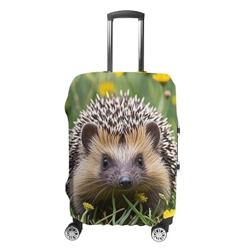 Travel Luggage Cover Suitcase Protector Hedgehog Elastic Washable Suitcase Cover Anti-scratch Spandex Baggage Covers Fits 18-32 Inch Luggage