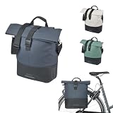 Basil Cove Fahrradtasche - MIK Hooks inkl. - 14-16L - Wasserfest - Blau