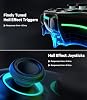 Controlador inalámbrico Pro MYSTILUCK para PS5/PC/MAC/Steam Deck | joystick y gatillo Hall Effect, iluminación RGB de 7 colores, giroscopio de 6 ejes, batería de 2000 mAh, Turbo, programable, doble vibración 6