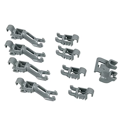 Bosch Siemens 632372 00632372 ORIGINAL SET Befestigung Klammer Korbeinsatz Klappstachel Tellerhalter Spülmaschine Geschirrspüler auch Balay Blaupunkt Constructa Gaggenau Küppersbusch Neff