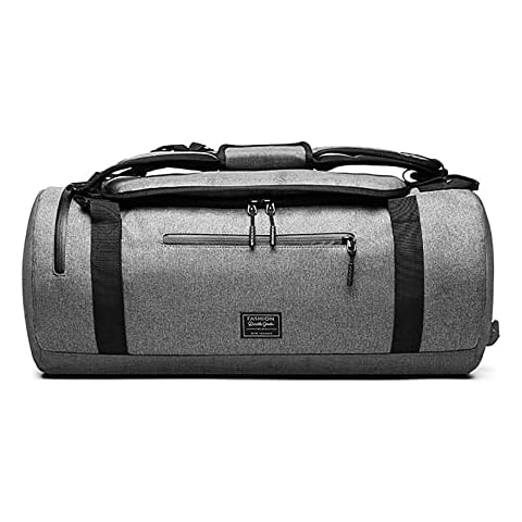 Gym Bag Multifunction Men's Fitness Sport Duffel Backpack with Shoe Compartment for Travel Tennis Swimming Fishing Hunting (Grey) Cover