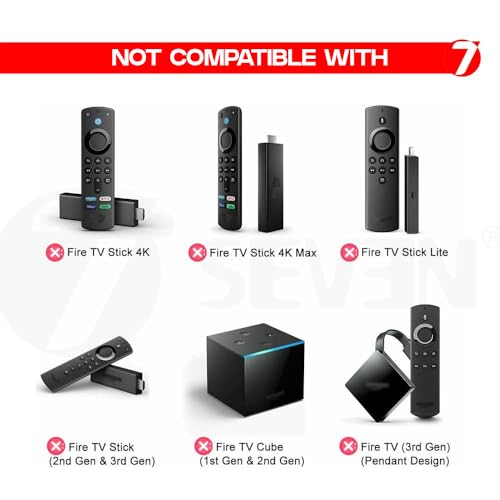 Image of 7SEVEN Compatible with Onida tv Remote Suitable for Fire OS 4k UHD Television 32 40 43 50 55 58 inches DLED ELED Onida fire tv Remote - No Alexa Feature or Voice Command