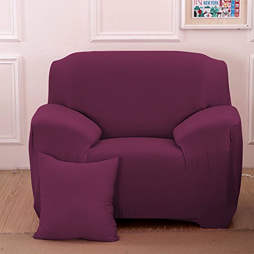 Boshen Stretch Seat Chair Covers Couch Slipcover Sofa Loveseat Cover 9 Colors/4 for 1 2 3 4 Four People Sofa + 1 Pillowcase