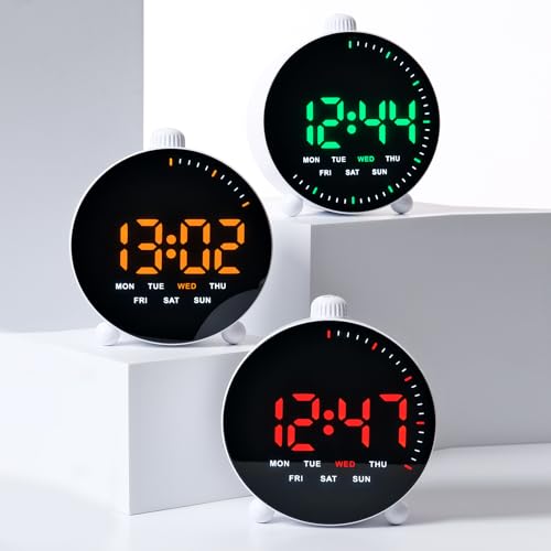 Image of Niyam Countdown Timer LED Digital Alarm Clock with Stopwatch Large Display Bedside Desk Clock for Home & Office (Black RD9013)