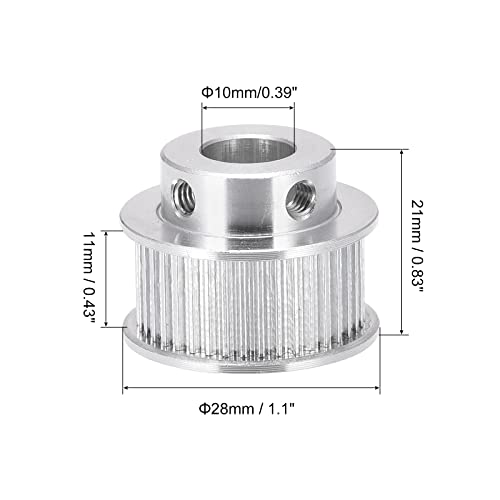 Roue synchrone 40 dents 10mm alésage pour machine CNC et robotique