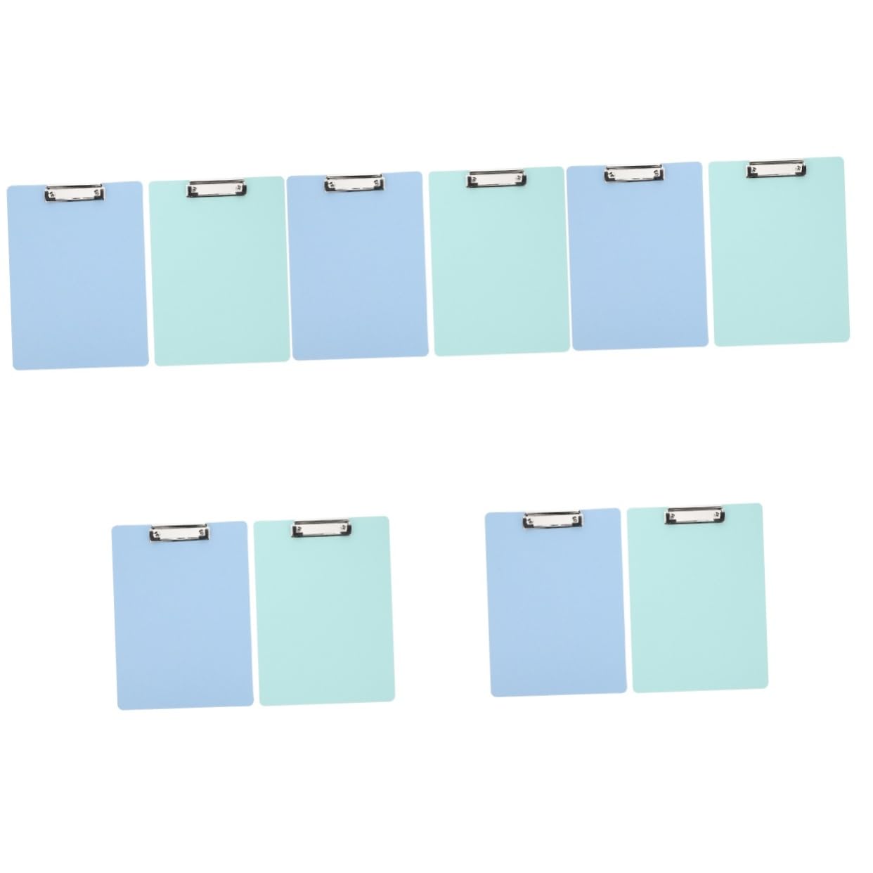 DOITOOL Portapapeles De Plástico De Tablero Portátil Resistente Y Flexible Para Oficina Estudiantes Y Profesores Para Almacenamiento Y Escritura Móvil 2 Piezas X 5