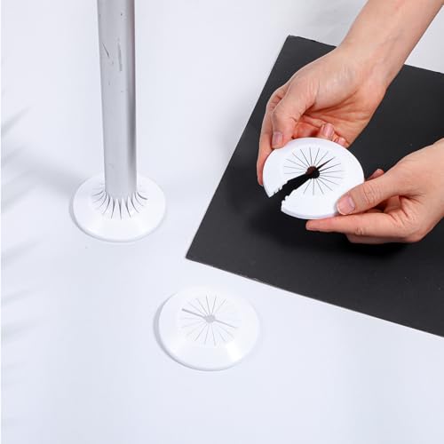 6 Stück Heizungsrohr Rosette Rosetten Für Heizkörperrohre Heizungsrohr Verkleidung Heizungsrohr Abdeckung Rohrabdeckung Klapprosette Rohrmanschette Weiß Für Heizkörperrohre Verkleidung Heizkörper