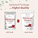 Organic Hibiscus Flowers, 2lbs (450+cups) | Flor de Jamaica, Loose Leaf Tea for Hibiscus Tea Bags | Cut & Sifted Dried Leaves | Caffeine Free, Non-GMO, No Sugar
