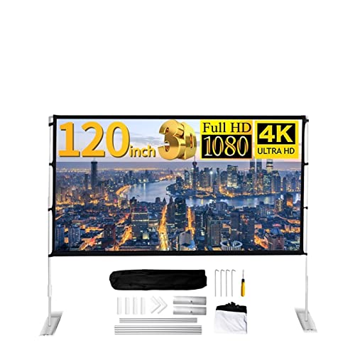 Pantalla portátil plegable 120 pulg 16:9 para proyector