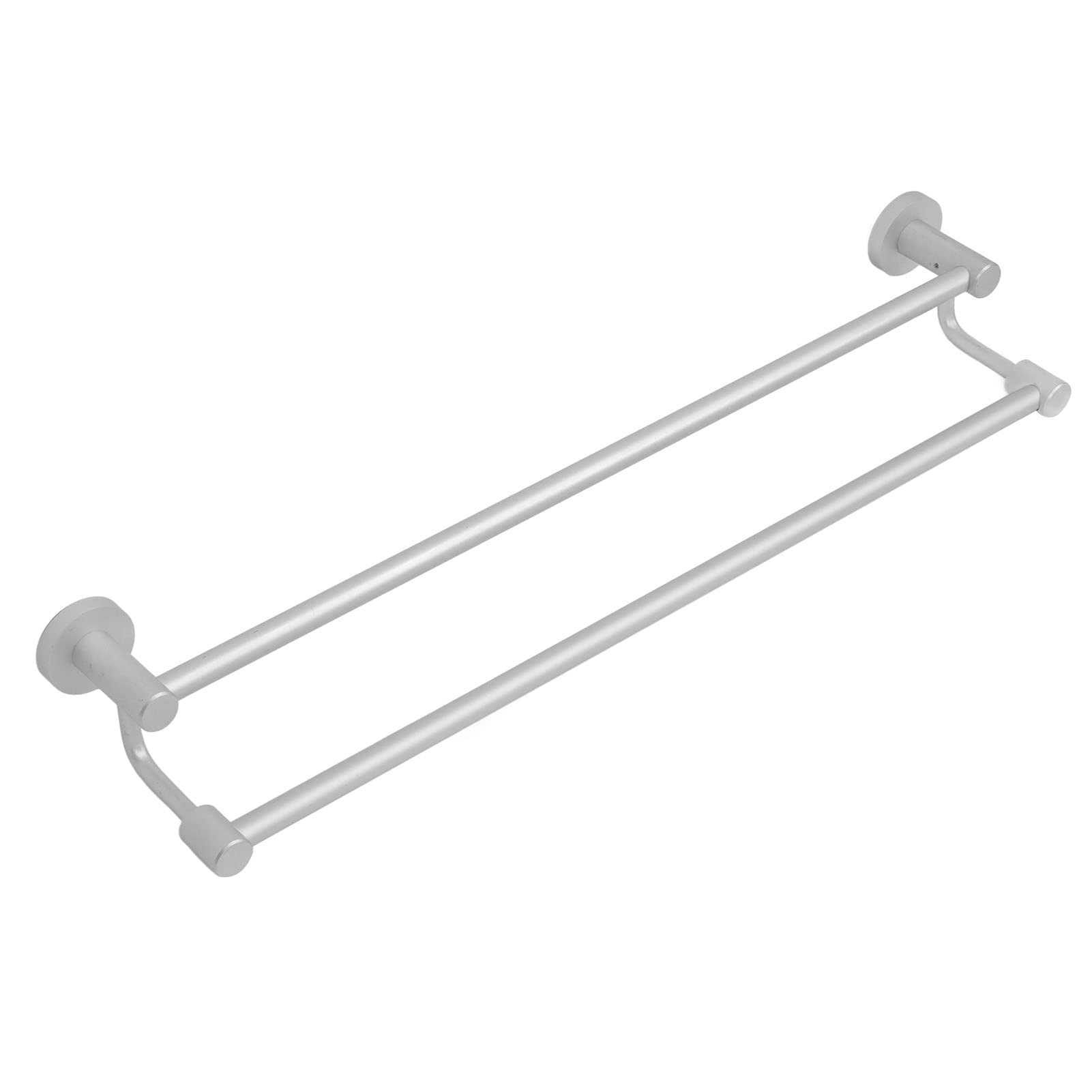 Porte-serviettes double en aluminium antirouille pour salle de bain et cuisine