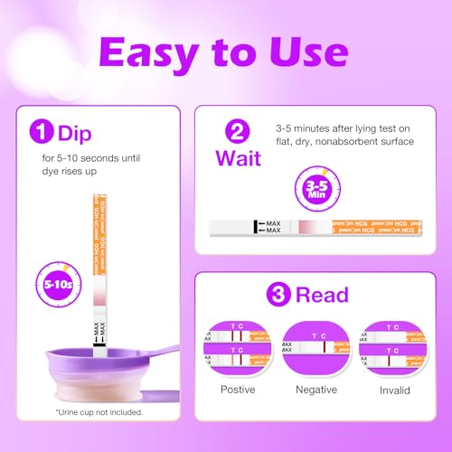 premom pregnancy test strips- 30 pack early detection pregnancy test kit powered by premom ovulation predictor ios and android app