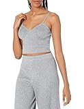 The Drop Women's Catalina Sweater Bralette, Heaher Grey, 2X, Plus Size