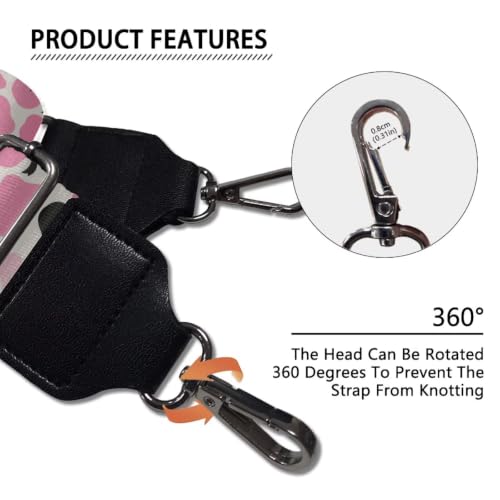 Image of Jeiento Wide Purse Strap Wide Shoulder Strap Adjustable Replacement Belt Soft Guitar Shoulder Straps for Women Girls Gifts