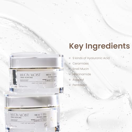 Image of Personal Touch Mucin Barrier-Repair Creme Gel | With Snail Mucin, Ceramides & Multi-Hyaluron Complex | Lightweight Hydrating Gel Cream for Skin Barrier Support | Non-Comedogenic | 50 g