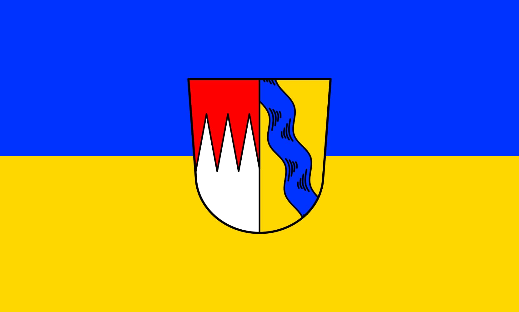 Drapeau Volkach de haute qualité 1.35m² aux finitions renforcées