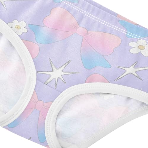GuoChe Briefs All Seasons Panties Organic Underpants for Girls in Sizes 2T,3T, 4T, 5T, 6Y and 8Y4