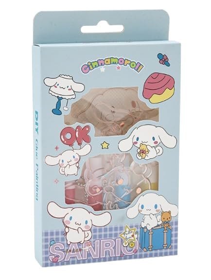 Image of YRTOYS DIY Soft Glue Painting Craft Kits, Crystal Paint Arts and Crafts Set with Crystal Pendant and Chains, Keychain Pendant Making Kit for Girls & Boys (Pack of 1) (Cinnamon Dog)