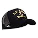 e4Hats.com US Army Veteran Military Patched Mesh Cap - Black OSFM