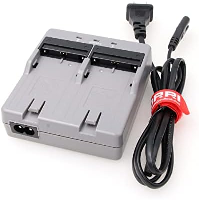 DRRI Dual Battery Charger CDC77 1038707-01 for Sokkia BDC46, BDC58, BDC70, BDC71,BDC72 Battery for Top-con GM-52/ GM 100