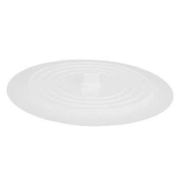 Generic Sealing Water Plug, Simple Perfect Sink Cover for Bathroom(White)'