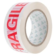 Fragile Tape for Shipping 1 Roll Packaging Tape Small Business Supplies