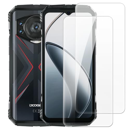 Shantime (2 Pack Tempered Glass Screen Protectors for Doogee S118 Ultra Clear HD Protection Film for Doogee S118 New Edition (6.58 inches) (TM2)