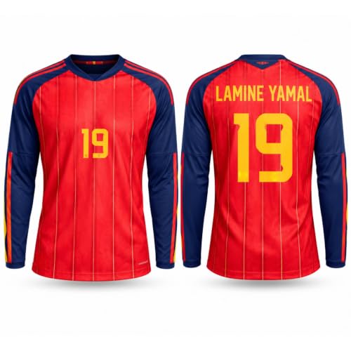 Image of New Spain Away 2026 Jersey Lamine Yamal Jersey for (Kids,Boys and Men)