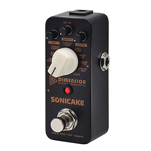 SONICAKE Modulación digital Efectos de guitarra Pedal 11 Modo de