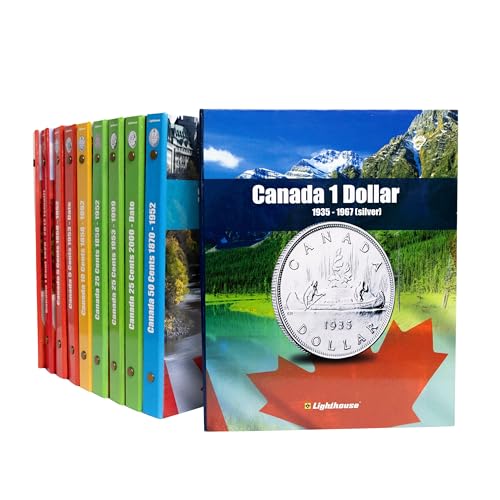Lighthouse Vista Coin Album for Canada 1 Cent (Large), Vol. 1 1858 – 1920