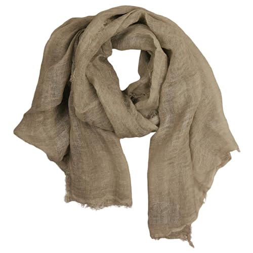 Foulard marron Freak Scene grand format pour vos sorties d'automne