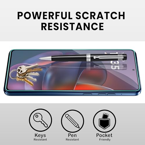 Image of FIRST MART Military-Grade Gorilla Tempered Glass For Motorola Moto Edge 60 Stylus 5G (6.7 Inch) With Easy Installation Kit for Smartphone| Edge-To-Edge Protector Coverage | Black, Pack of 2